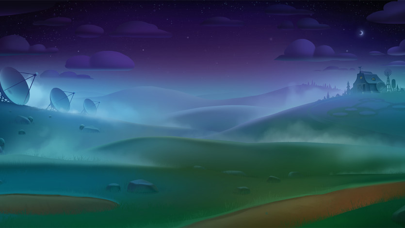 에일리언즈 어몽 어스 UFO 농장 배경
