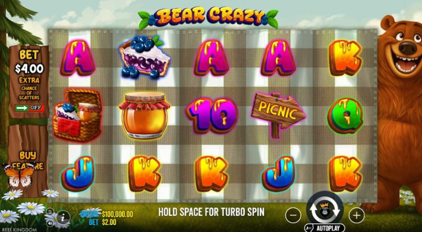 베어 크레이지 Bear Crazy 슬롯 화면