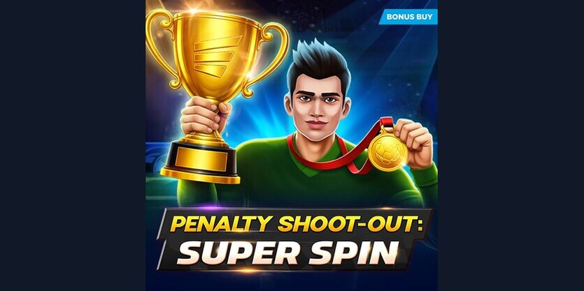 에보플레이(Evoplay) 페널티 슛아웃 슈퍼 스핀(Penalty Shoot-Out: Super Spin) 슬롯 이미지