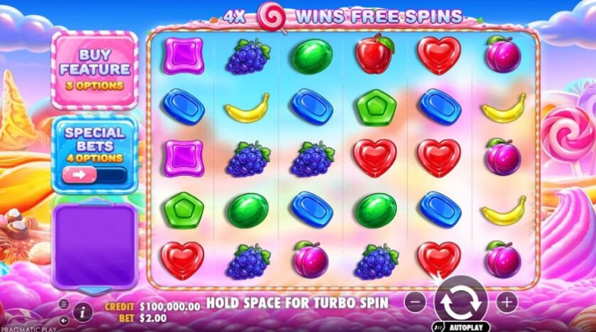 스위트 보난자 2500 Sweet Bonanza 2500 슬롯 화면
