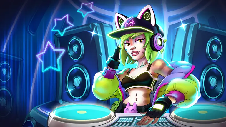 DJ 캣 무료슬롯 이미지